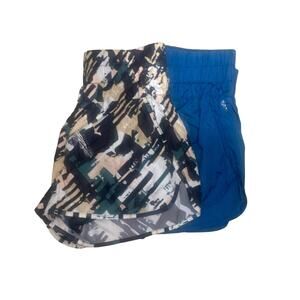 Free People Movement High Waist Running Workout Way‎ Home Shorts 2 pr sz LG